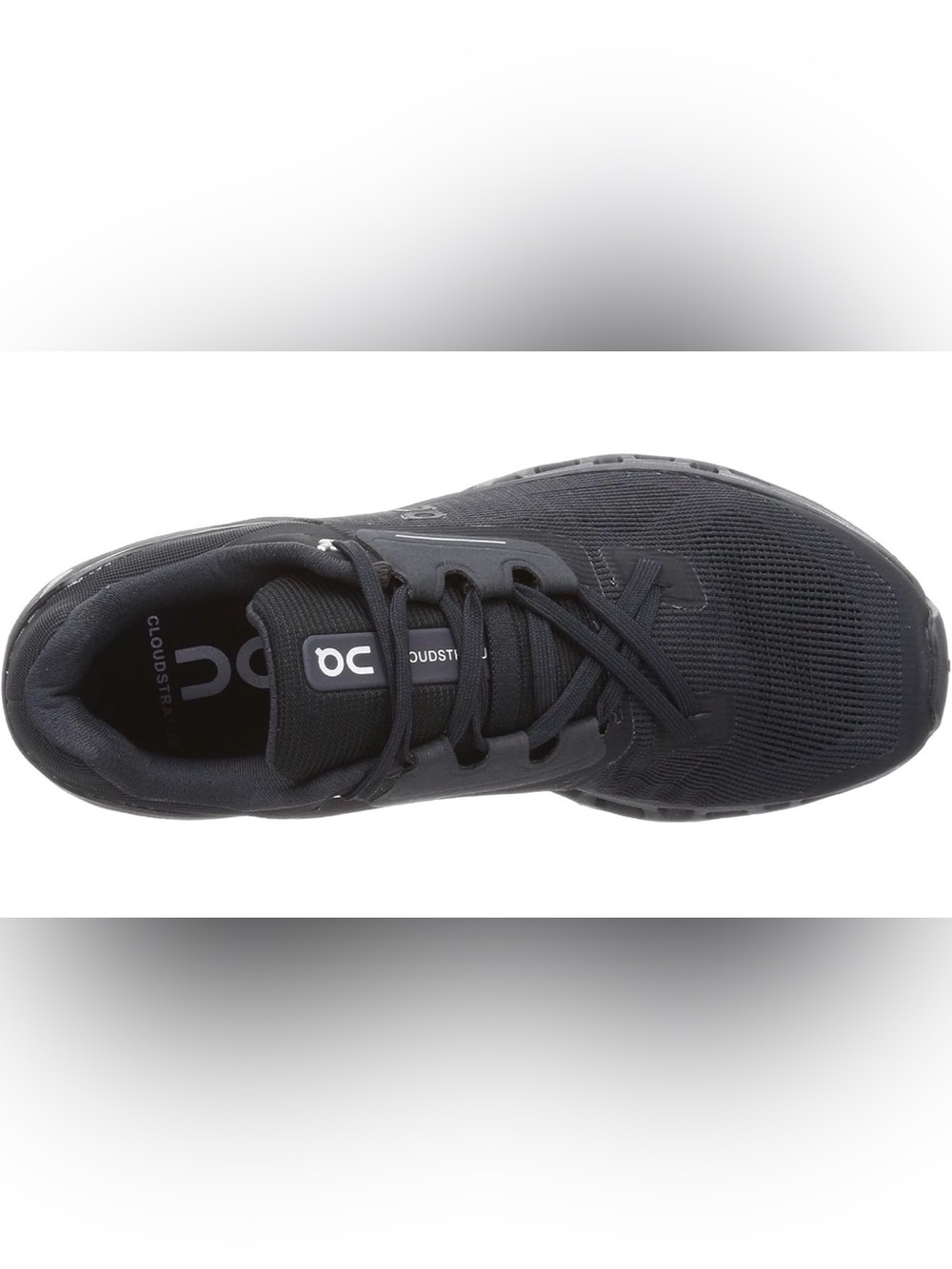 ON All-Black CLOUDSTRATUS Women’s Running Shoe Sneaker US 9.5M - Picture 6 of 8